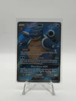 Pokemon TCG Blastoise GX SM189 Black Star Promo Sun & Moon Holo MINT - Image 1