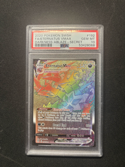 2020 POKEMON SW&SH DARKNESS ABLAZE #192 FA/ETERNATUS VMAX PSA 10 - Image 1