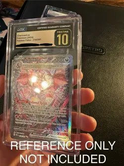 ERROR Charizard ex SIR Pokemon Paldean Fates 234/091 CGC 9.5 Incomplete Texture - Image 4