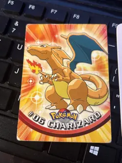 2000 Topps Chrome Charizard #06 Series 1 Pokemon - Image 3