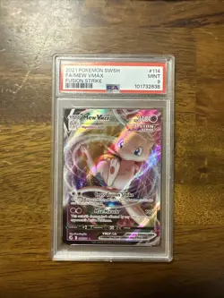 2021 Pokemon SWSH FA/MEW VMAX Fusion Strike Mint PSA 9 - Image 1