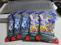 Pokemon TCG - Scarlet & Violet Temporal Forces 5 Packs New Factory Sealed - Image 1