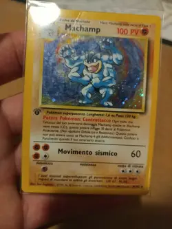 Pokemon. Machamp. 8/102. 1st Edition. Very Lightly Played! Holo. Italian. - Image 4
