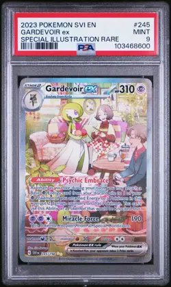 Pokemon TCG Gardevoir EX Special Illustration Paldean Fates 245/198 PSA 9 Mint - Image 1