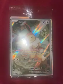 Eevee SVP 173 Black Star Promo Prismatic Evolutions Pokemon TCG Sealed Free Ship - Image 1