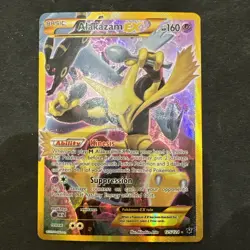 ALAKAZAM EX SECRET 125/124 XY FATES COLLIDE POKEMON ENGLISH MP - Image 1