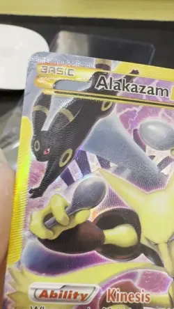 ALAKAZAM EX SECRET 125/124 XY FATES COLLIDE POKEMON ENGLISH MP - Image 2