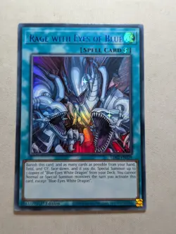 Yugioh - Rage with Eyes of Blue Ultra Rare* LDS2-EN029 NM - ANY COLOR - Image 1