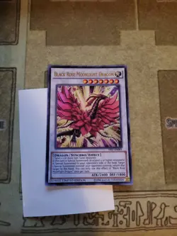 YUGIOH BLACK ROSE MOONLIGHT DRAGON YF07-EN001 ULTRA LIMITED EDITION PROMO NM - Image 2