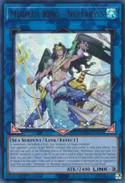 Yugioh! Mermail King - Neptabyss - ROTA-EN046 - Ultra Rare - 1st Edition Near Mi - Image 1