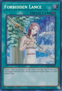 Yugioh! Forbidden Lance - RA02-EN058 - Secret Rare - 1st Edition Near Mint, Engl - Image 1