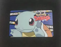 Squirtle Pokemon Snap Station Vintage Blockbuster Video Chip Card 1999 - Image 1
