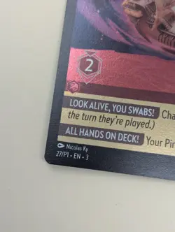 Disney Lorcana TCG | Jolly Roger - Hook's Ship | League Promo Card | 27/P1 Foil - Image 3