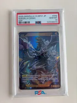 PSA 10 Godzilla Card Game Godzilla 2000 SSP 2025 - Image 1