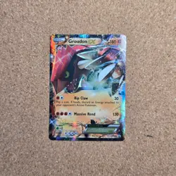 Groudon EX XY42 - Ultra Rare Holo - XY Promo Pokemon Card *B2 - Image 1