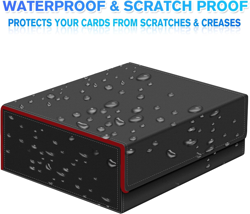 Trading Card Storage Box for MTG, 1800+ PU Leather Deck Box With Magnetic Closur - Image 5
