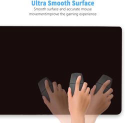 TCG Playmat, Black MTG Game Mat, Mousepad Compatible for MTG Trading Card Gam... - Image 2