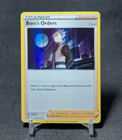 Boss's Orders Rare Holo Trainer Brilliant Stars Pokemon TCG Card 132/172 - Image 1