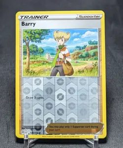 Barry Reverse Holo Uncommon Pokemon TCG Brilliant Stars Trainer Card 130/172 - Image 1