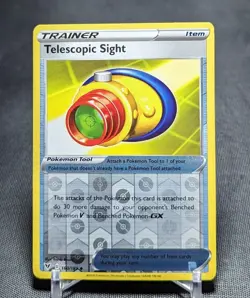 Telescopic Sight Reverse Holo Pokemon TCG Vivid Voltage Trainer Card 160/185 - Image 1