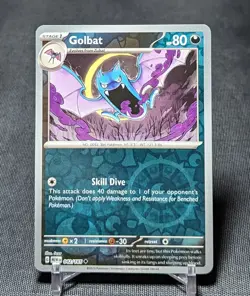 Golbat Uncommon Reverse Holo 2023 Scarlet & Violet 151 Pokemon TCG Card 042/165 - Image 1