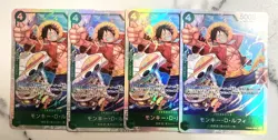 4.X Monkey D. Luffy PRB02-005 SR ONE PIECE Card The Best 2 - ONE PIECE Japanese - Image 1
