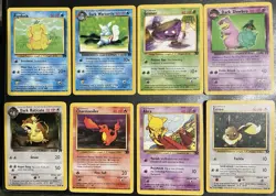 1999-2000 Pokemon 12 Card Lot - Team Rocket - Vintage - Good - Great - Image 1
