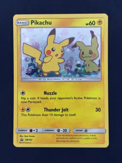 Pikachu SM162 - 2019 Black Star Promo - Lightly Played LP Pokemon Card - Image 1