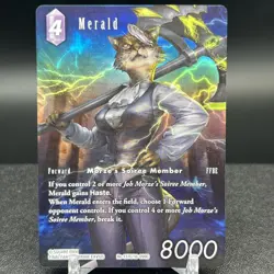 Merald Re-137C/16-099C Full Art Foil Final Fantasy Card - Image 1