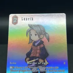 Luneth Re-029C-13-015C Full Art Foil Final Fantasy Card - Image 3