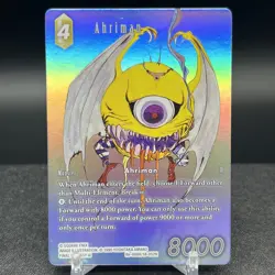 Ahriman Re-0888H/18-052H Full Art Foil Final Fantasy Card - Image 1