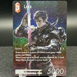 Leon 19-071R Full Art Foil Final Fantasy Card - Image 1