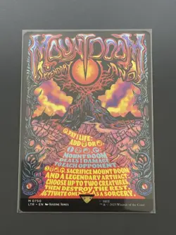 Mtg Poster Damnation Mountain/Mount Doom - Image 1