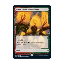 WOTC MtG Zendikar Rising Expeditions Grove of the Burnwillows (MR) (Foil) NM - Image 1