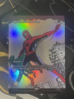 Heroic Intervention (Borderless) - Marvel Eternal-Legal Foil MTG - Image 1