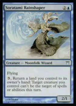 Soratami Rainshaper - Medium Play MTG Champions of Kamigawa - Image 1