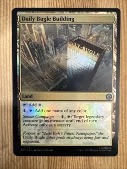 Daily Bugle Building (0179) FOIL - NM - Marvel's Spider-Man - MTG - Image 1