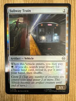 Subway Train - Foil - SPM - MTG - EN - NM - 0178 - Image 1