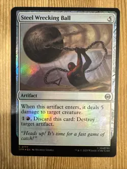 Steel Wrecking Ball - Foil - SPM - MTG - EN - NM - 0177 - Image 1