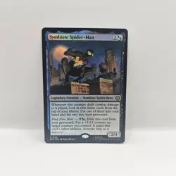 Symbiote Spider-Man NM Foil #156 MTG Marvel's Spider-Man - Image 1