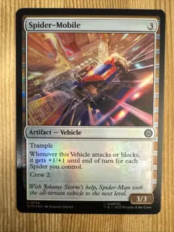 x1 Spider-Mobile - Marvel's Spider-Man - NM - MTG FOIL - Image 1