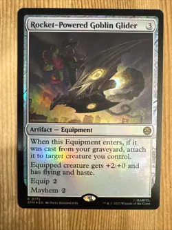 MTG - Rocket-Powered Goblin Glider - 0172 - FOIL - NM - Image 1
