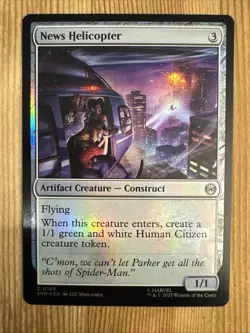 News Helicopter - Foil - SPM - MTG - EN - NM - 0169 - Image 1
