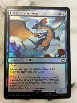 1x Dragoon's Wyvern - Foil MTG Final Fantasy NM Magic Foil - Image 1