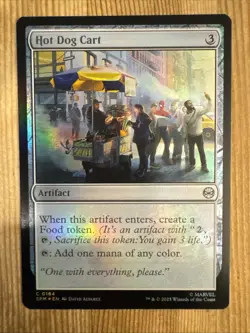 Hot Dog Cart - Foil - SPM - MTG - EN - NM - 0164 - Image 1