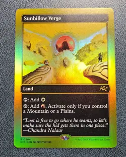 MTG Aetherdrift #504 Sunbillow Verge Finish Line Foil - Image 1