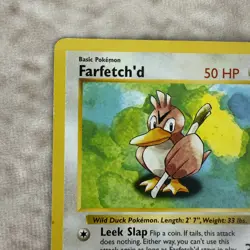 Farfetch’d 27/102 Base Set Unlimited Pokemon TCG 1999 - Image 3