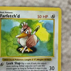 Farfetch’d 27/102 Base Set Unlimited Pokemon TCG 1999 - Image 4