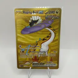 Raging Bolt ex - 218/162 Hyper Rare Holo NM Pokemon SV05: Temporal Forces - Image 1