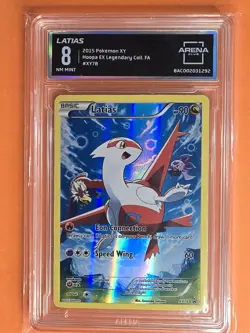 2015 Pokemon XY Black Star Promo - Latias - #XY78 Full Art Holo AC 8 - Image 1